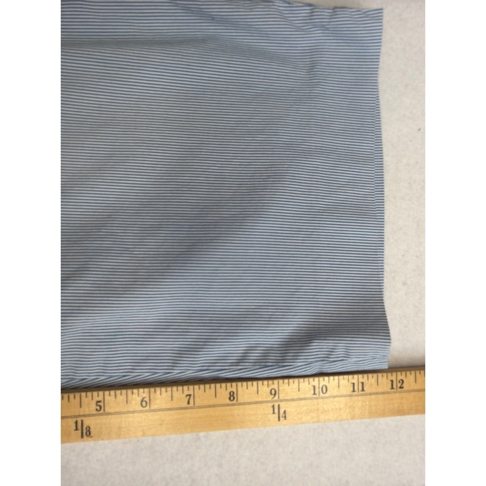 Golfino Bermuda Golf Shorts Women 10 Blue White Pinstripe StretchCotton Portugal - Picture 10 of 11